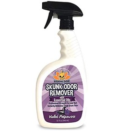 Bodhi Dog Pet Deskunk Spray Odor Eliminator | Skunk Smell Remover Eliminates Skunked Smells Using Essential Oils on Dogs, Cats, Furniture, Carpet, Clothing and More 32oz