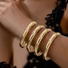 Gold Bracelets for Women Chunky Gold Bangles for Women Gold