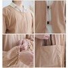 Nanxson Cotton linen apron women long sleeve apron cooking apron
