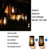 12V LED Edison Bulbs 40W Equivalent, Low Voltage 4W Vintage