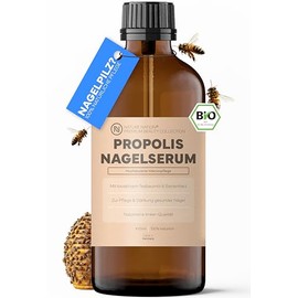 Organic Propolis Nail Serum: Acute Intensive Care for Nail Fungus; With High Dose Propolis (40%), Tea Tree Oil & Lavender as well as Vitamins & Minerals (Zinc, Selenium & Biotin); For Nourished