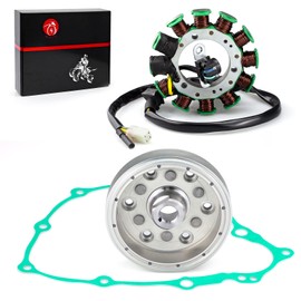 MOTO1988 Magneto Flywheel & Stator w/Gasket For HONDA TRX400EX Sportrax 400 TRX400X 1999-2014 31110-HN1-003
