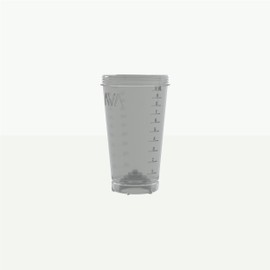 AVA Premium Foam Cannon Replacement Beaker, 1L Capacity, Pressure Washer Soap Container (Transparent)