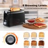 Willz 2-Slice Toaster, Extra Wide Slot with 6 Browning Levels,