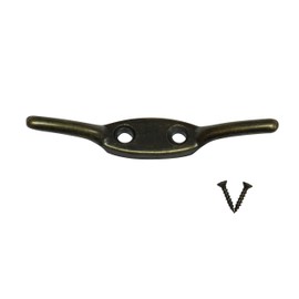 3 1/2" Antique Brass METAL CORD CLEAT for Woven Woods, Roman and Pleated Shades