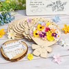 Wooden Flower Collector Nature Exploration Outdoor Board 10 Pcs