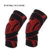 2Pcs Elastic Knee Compression Sleeve Breathable Sports Knee Brace for