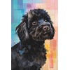 Black Cockapoo Notebook: Lined Journal, Diary, or Notepad: Great for
