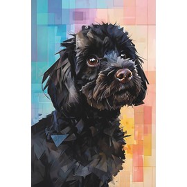 Black Cockapoo Notebook: Lined Journal, Diary, or Notepad: Great for dog lovers, animal enthusiasts, friends, family, kids, and cockapoo owners