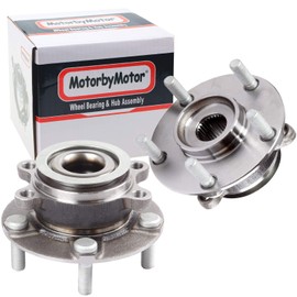 MotorbyMotor 513298 Front Wheel Bearing and Hub Assembly with 5 Lugs fits for Nissan Rogue,Nissan Rogue Select,Nissan Sentra (2.5L 4Cyl) Low-Runout OE Directly Replacement Hub Bearing (2 Pack)