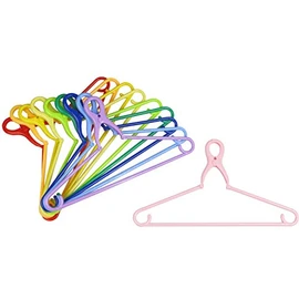 SAWAFUJI CBCM-10C Colorful Laundry Hanger, M, Width 15.3 inches (388 mm), Set of 10, Made in Japan
