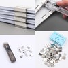 Taicols Portable Handheld Paper Clam Clip Dispenser with 100 Refill