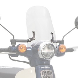 ENDURANCE XJLK88642S4 Motorcycle Meter Visor Long Set Clear + Mounting Kit Super Cab 110 JA44
