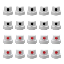 Montana Cans Flatjet Cap Wide, Spray Paint for Female Cans-Spray,Graffiti Art Supplies Spray Can Nozzle, Pack of 20, Spray Paint Nozzles