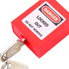 5 Sets 38mm Lockout Lock Insulation LOTO Nylon PA Steel