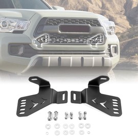 WeiSen Front Hidden Upper Grill Light Bar Mounting Brackets for 32" Dual Row Straight LED Light Bar Compatible with Toyota Tacoma 2016-2023