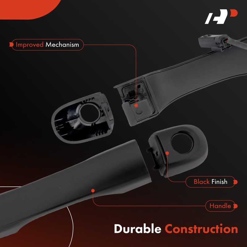 A-Premium Front Right Passenger Side Exterior Door Handle Compatible with