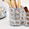 Feyarl Makeup Brush Case, Brush Stand, Crystal Brush Holder, Cosmetic