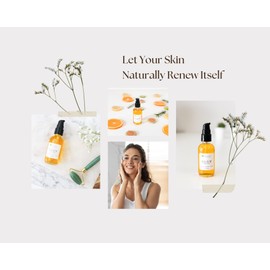 Glow - Turmeric & Rosehip Face Oil, Natural & Organic Face Moisturizer with Turmeric and Chamomile - Facial Serum - 2 oz