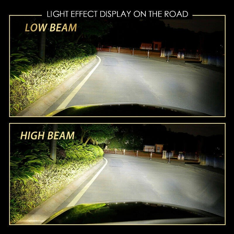 SHENKENUO 4 Sides H11 LED Headlight High or Low Beam