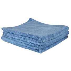 Chemical Guys Toalla de Microfibra Workhorse MICBLUE03, Azul, 16 x 16 in, Paquete de 3