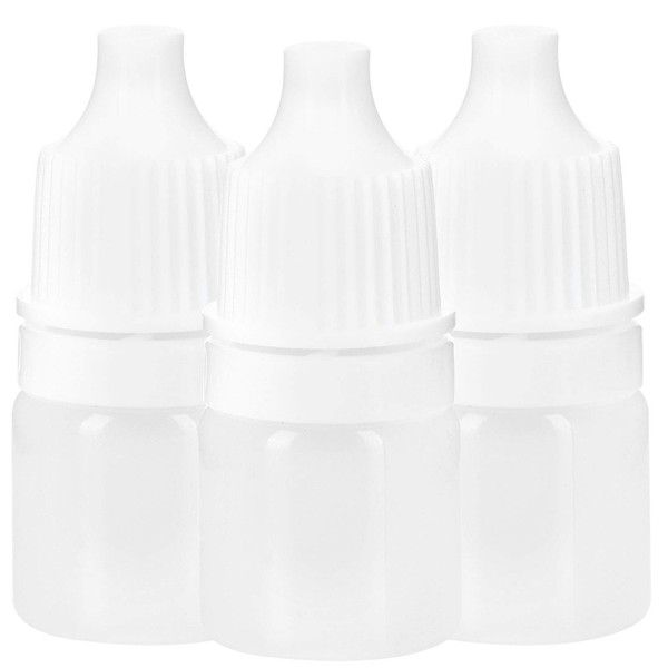 Ausla Pack of 100 2ml Plastic Dropper Bottle, Squeezable Eye