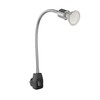 ledscom.de LESCH Socket Lamp Reading Lamp Gooseneck Switch Chrome /