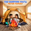 Vaulted Skulls & Co Inflatable Campfire Prop | Camp Fire
