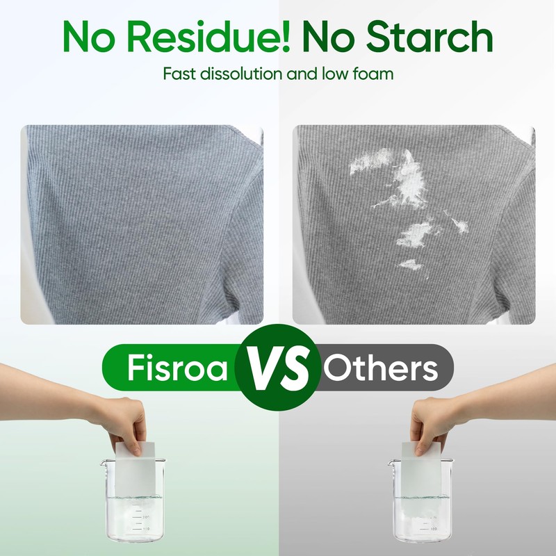 Travel Laundry Detergent Sheets Fisroa 300 Loads Eco-friendly Washing Detergent