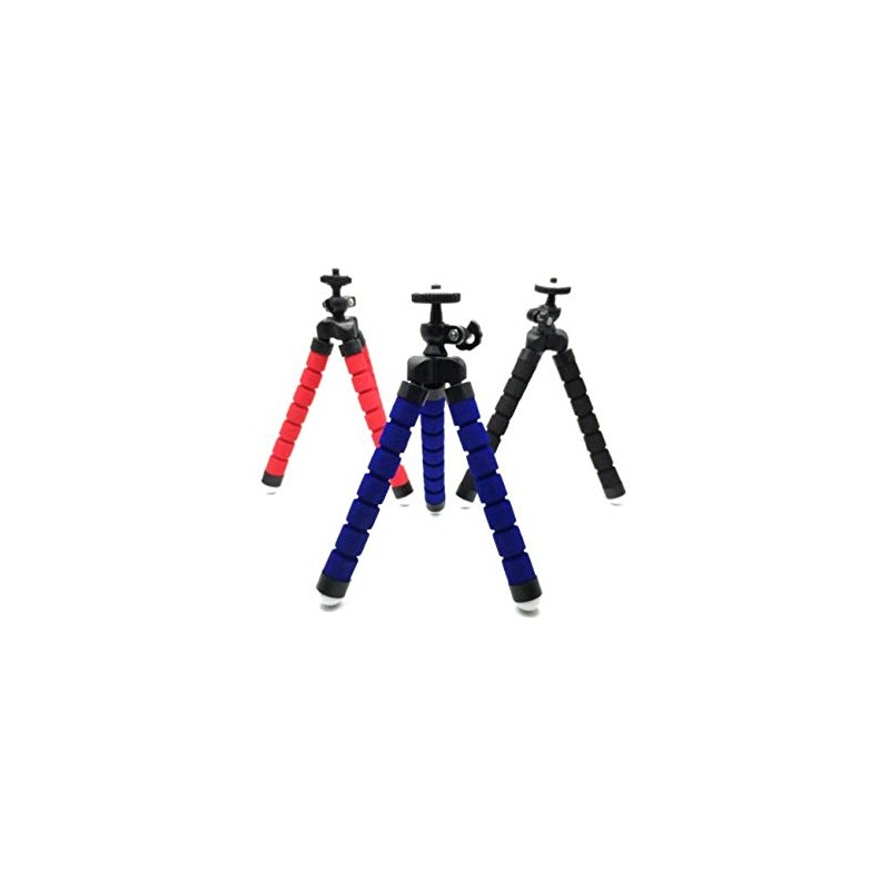 Octopus Tripod Mount for GoPro Hero 13/12/11/10/9/8/7/6/5/4/3/MAX (Black)