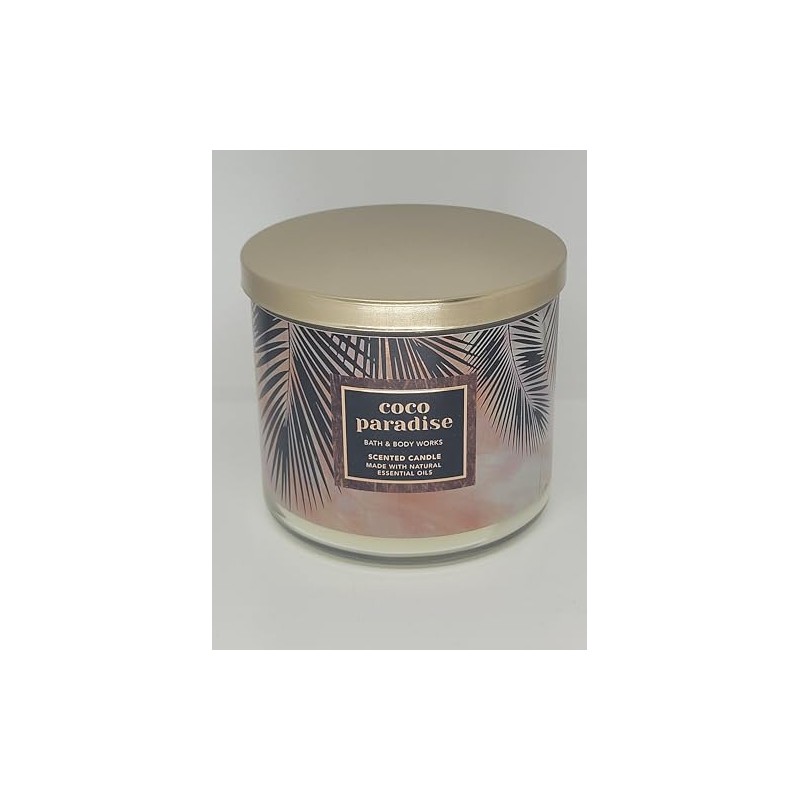 Coco Paradise 3-Wick Candle 14.5 Ounce