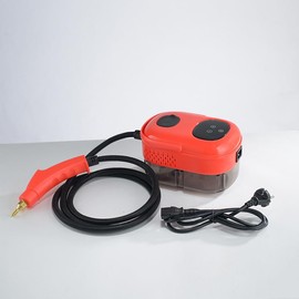 ​Handheld Steam Cleaner,1100ml Water Tank,15S Heat-up Time Generates 105°C High Temperature,6-gears adjustable,2500W Multipurpose Steam Cleaner for Home Use,Kitchen,Tile,Hard Surface, (Red)