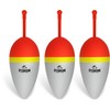 Set of 3 Hard Foam Predator Floats, Oval Shape, for