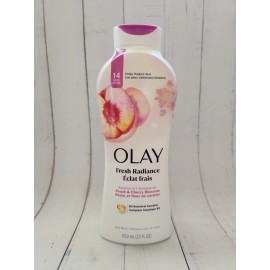 OLAY Fresh Radiance Peach & Cherry Blossom Body Wash, 22 fl oz