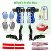 Homaisson Tree Climbing Spikes Set, Adjustable Tree Climbing Spikes, Portable
