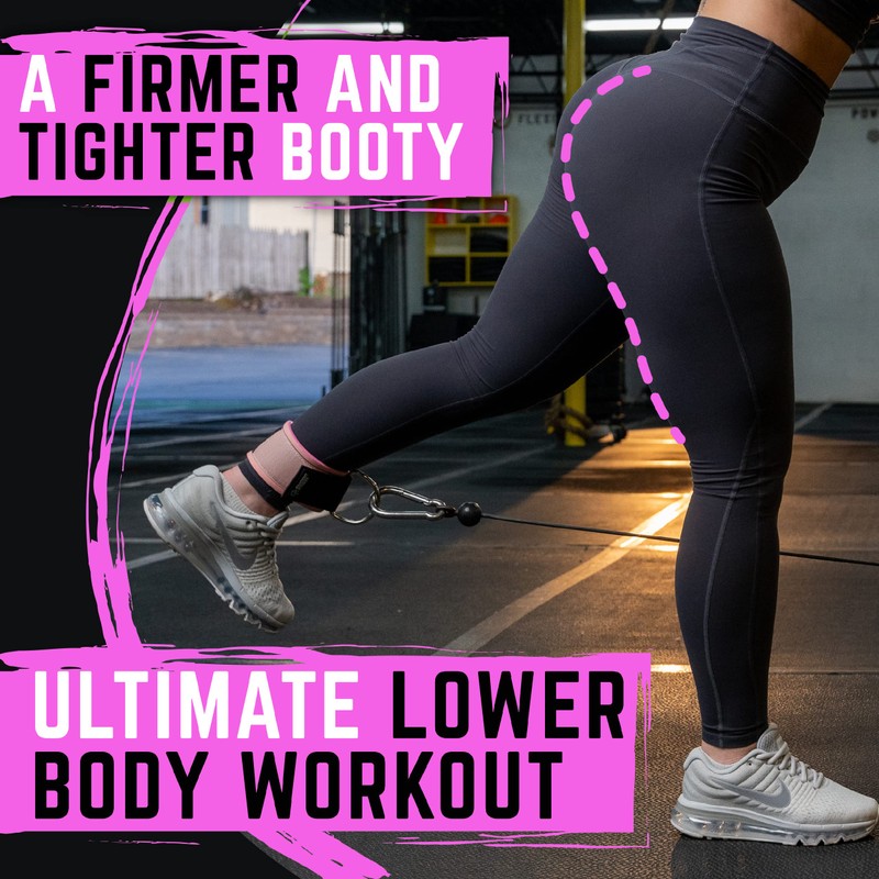 Gradient Fitness Ankle Straps (2 Pack) | Ankle Strap for