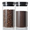 HARIO MCN-300B Coffee Canister L Black