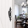 CCJH Sliding Barn Door Pull Handles Gate Handles Frosted Black