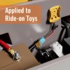 RVBOATPAT 20V Power Wheel Battery Adapter with Wire Harness for