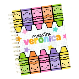 Agenda Escolar Maestros Personalizada 2026- 2027 Modelo 2