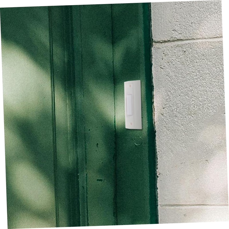 HOMSFOU 2pcs Doorbell Switch Door Bell Ringer LED Door Chime