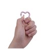 munkees, Mini Heart Carabiner Keychain (2 x Pink)