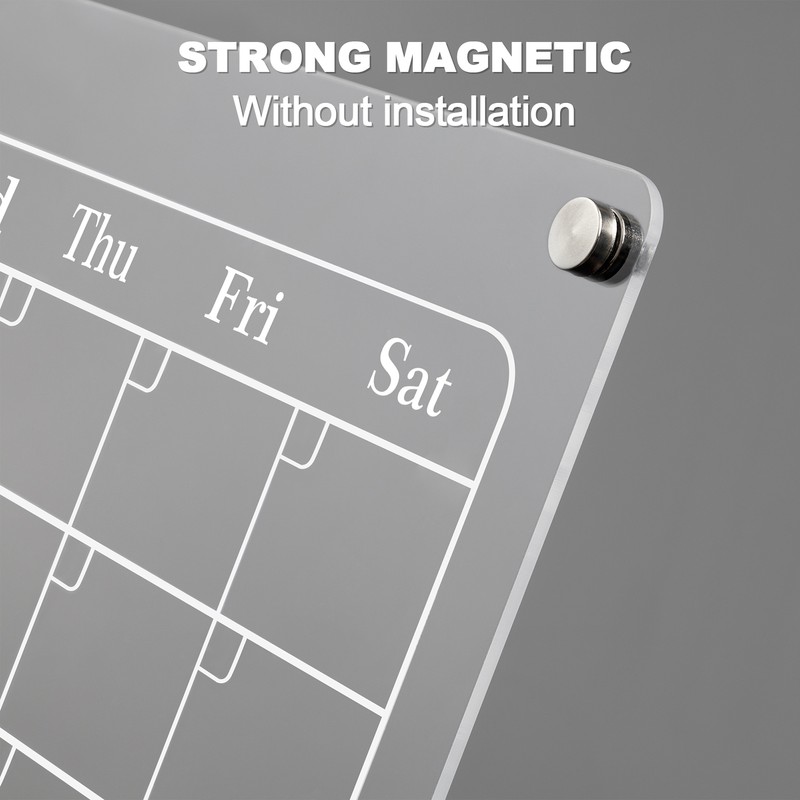 Clear Acrylic Magnetic Monthly / Weekly / Blank Planning Board