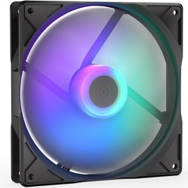 ENDORFY Fluctus 140 PWM ARGB, Standard PC Case Fan, 140 mm ARGB, Push and Pull Alignment, High Performance Against Flow Constraints, Integrated Anti-Vibration Pads, EY4A004