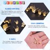 Glarks 525Pcs U Shape Copper Wire CrimpTerminal Assortment Set Non-Insulated