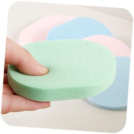 Healeved 50pcs Bamboo Charcoal Facial Cleaning Sponge for Gentle Skin Cleansing and Exfoliating Natural Ingredients Safe for All Skin Types Deep Cleansing and Moisturizing Random Color