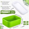 Nuogo 8 Pcs 1 Cup Silicone Freezer Trays with Lid