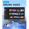 Wireless Double Din Car Stereo Carplay Android Auto, 7 Inch
