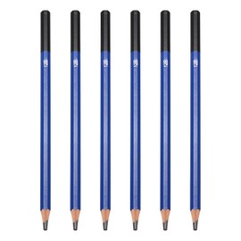 PATIKIL 12B Drawing Pencils for Sketching, 6PCS Sketch Pencils for Drawing Art Pencils Graphite Wood Pre-sharpened for Drawing Sketching Artists, 12B Pencils