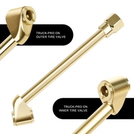 Hromee 8 Pieces Air Chuck Set with Dual Head Tire Chuck, Closed Ball Air Chuck and 1/4 Inch Male Air Plug, Heavy Duty Air Compressor Tire Inflation Tool